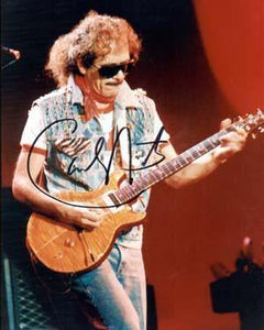 Carlos Santana Autographed 8x10 Photo - Vintage Dugout