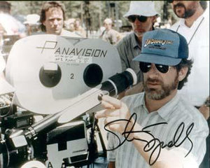 Steven Spielberg Autographed 8x10 Photo - Vintage Dugout