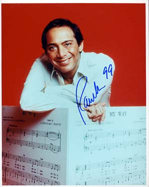 Paul Anka Autographed 8x10 Photo