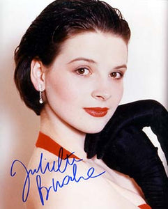 Juliette Binoche Autographed 8x10 Photo