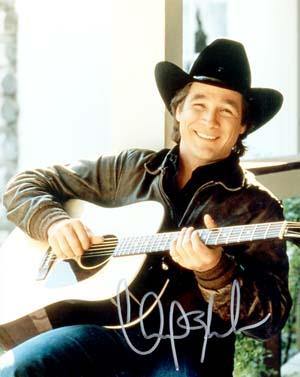 Clint Black Autographed 8x10 Photo - Vintage Dugout