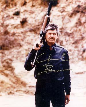 Charles Bronson Autographed 8x10 Photo - Vintage Dugout