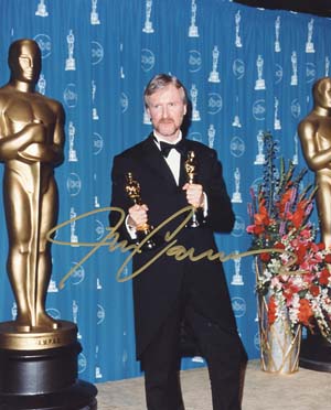 James Cameron Autographed 8x10 Photo