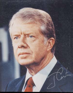 Jimmy Carter Autographed 8x10 Photo