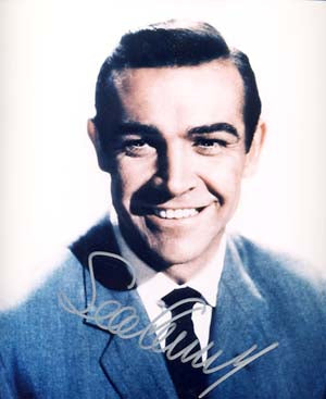 Sean Connery Autographed 8x10 Photo