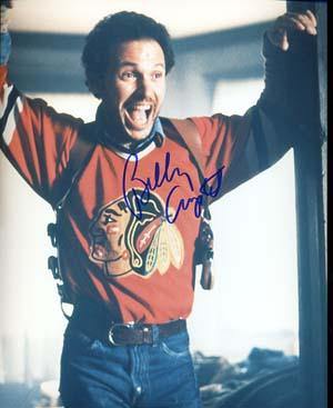 Billy Crystal Autographed 8x10 Photo - Vintage Dugout