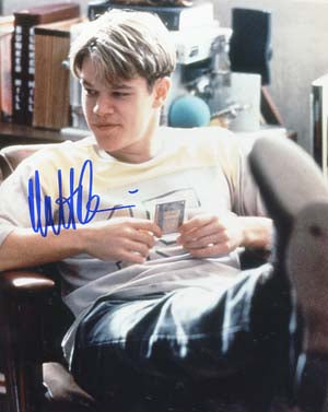 Matt Damon Autographed 8x10 Photo