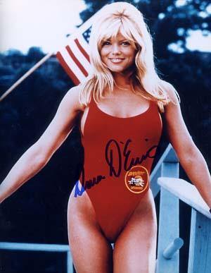 Donna D'Errico Autographed 8x10 Photo - Vintage Dugout