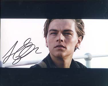 Leonardo Dicaprio Autographed 8x10 Photo