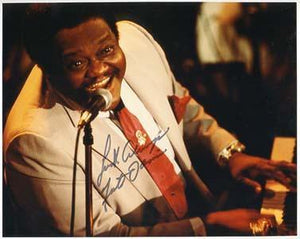 Fats Domino Autographed 8x10 Photo - Vintage Dugout