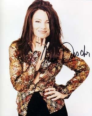 Fran Drescher Autographed 8x10 Photo - Vintage Dugout