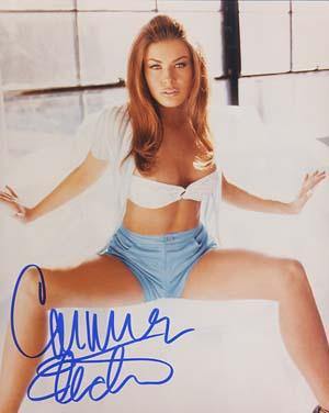 Carmen Electra Autographed 8x10 Photo - Vintage Dugout