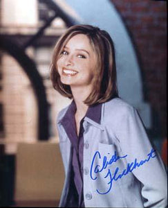 Calista Flockhart Autographed 8x10 Photo - Vintage Dugout