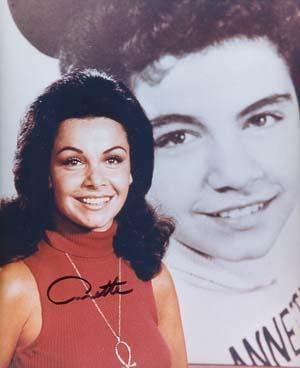 Annette Funicello Autographed 8x10 Photo - Vintage Dugout