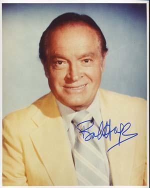 Bob Hope Autographed 8x10 Photo - Vintage Dugout