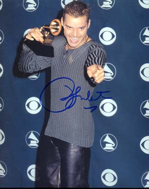 Ricky Martin Autographed 8x10 Photo