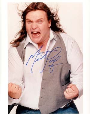 Meatloaf Autographed 8x10 Photo