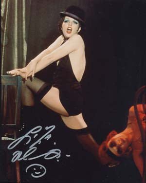 Liza Minelli Autographed 8x10 Photo