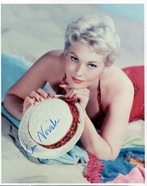 Kim Novak Autographed 8x10 Photo