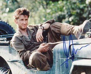 Sean Penn Autographed 8x10 Photo - Vintage Dugout