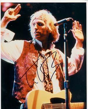 Tom Petty Autographed 8x10 Photo - Vintage Dugout