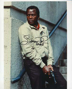 Sidney Poitier Autographed 8x10 Photo - Vintage Dugout