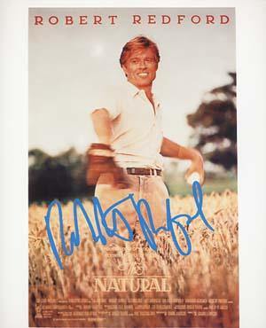 Robert Redford Autographed 8x10 Photo - Vintage Dugout