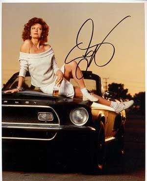 Susan Sarandon Autographed 8x10 Photo - Vintage Dugout