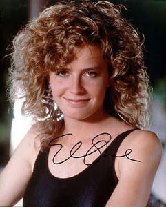 Elizabeth Shue Autographed 8x10 Photo - Vintage Dugout