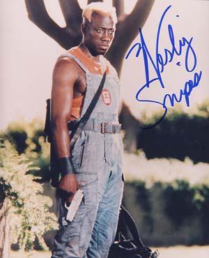 Wesley Snipes Autographed 8x10 Photo - Vintage Dugout