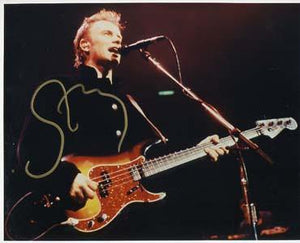 Sting Autographed 8x10 Photo - Vintage Dugout