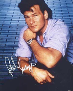 Patrick Swayze Autographed 8x10 Photo - Vintage Dugout