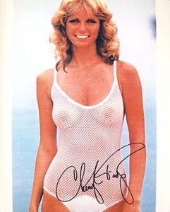Cheryl Tiegs Autographed 8x10 Photo - Vintage Dugout