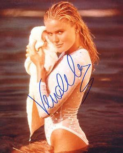 Vendela Autographed 8x10 Photo - Vintage Dugout