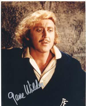 Gene Wilder Autographed 8x10 Photo - Vintage Dugout