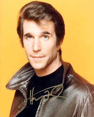 Henry Winkler Autographed 8x10 Photo - Vintage Dugout