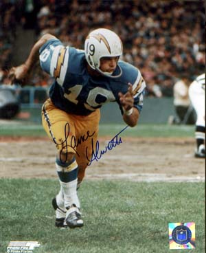 Lance Alworth Autographed 8x10 Photo