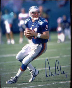 Drew Bledsoe Autographed 8x10 Photo - Vintage Dugout