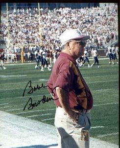 Bobby Bowden Autographed 8x10 Photo - Vintage Dugout