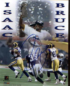 Isaac Bruce Autographed 8x10 Photo