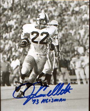 John Cappaletti Autographed 8x10 Photo