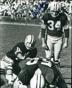 Don Chandler Autographed 8x10 Photo - Vintage Dugout