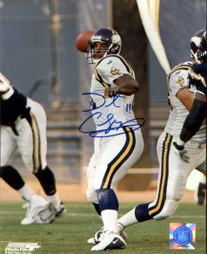 Culpepper Duante Autographed 8x10 Photo - Vintage Dugout