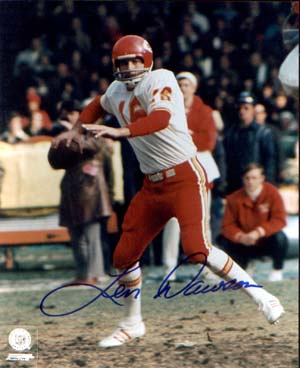 Len Dawson Autographed 8x10 Photo