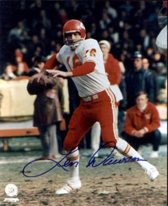 Len Dawson Autographed 8x10 Photo