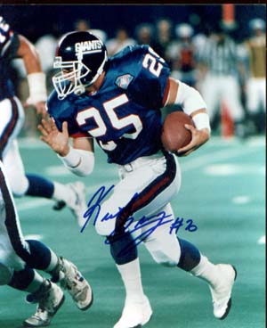 Keith Elias Autographed 8x10 Photo