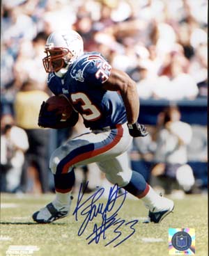 Kevin Faulk Autographed 8x10 Photo