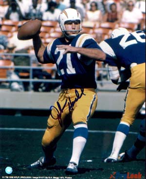 John Hadl Autographed 8x10 Photo