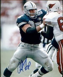 Chad Hennings Autographed 8x10 Photo - Vintage Dugout