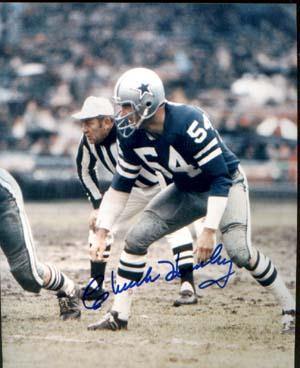 Chuck Howley Autographed 8x10 Photo - Vintage Dugout